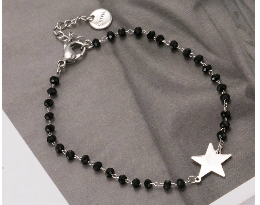 Women's Star / Clover Beaded Bracelet