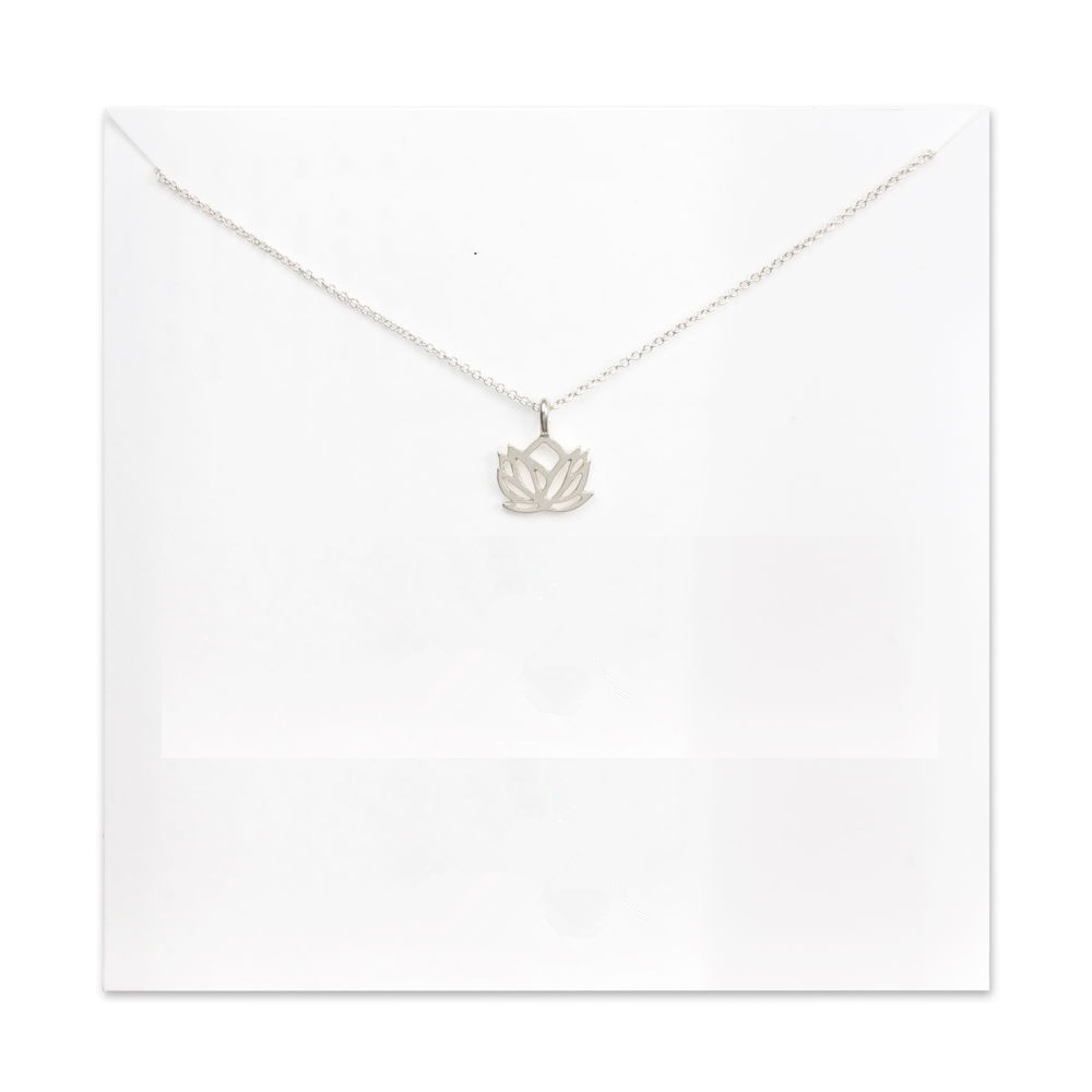 Women's Lotus Pendant Necklace