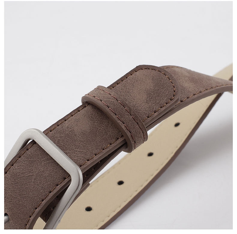 Women's Wide Leather Waist Belt