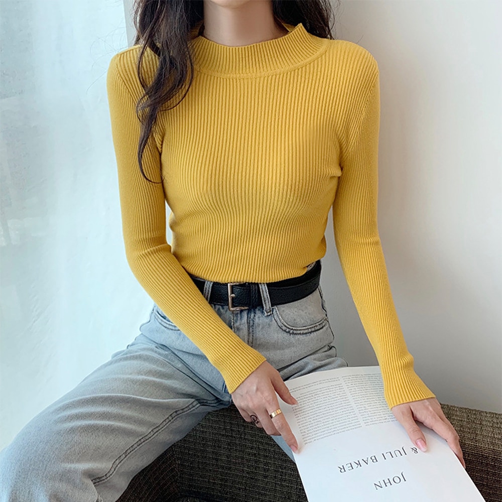 Thin Women's Turtleneck in Multiple Colors