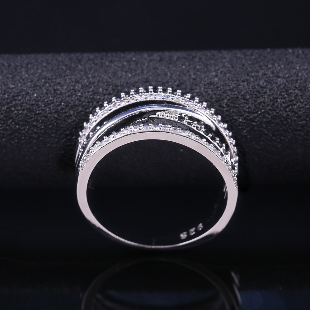 Multilayered Geometric Ring for Girls