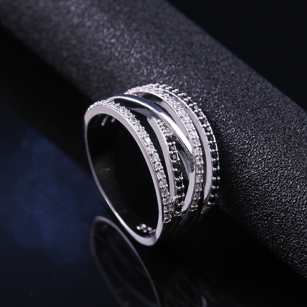 Multilayered Geometric Ring for Girls