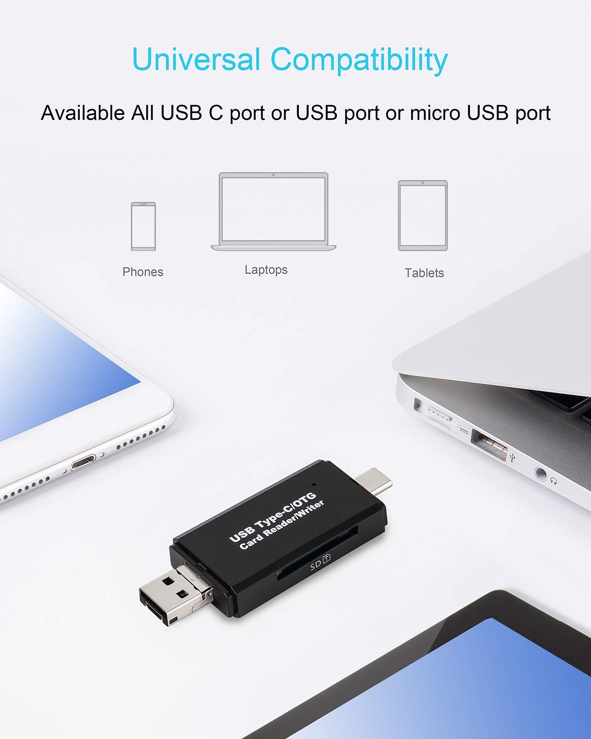 Smart All-in-One Micro SD Card Reader - Aalamey