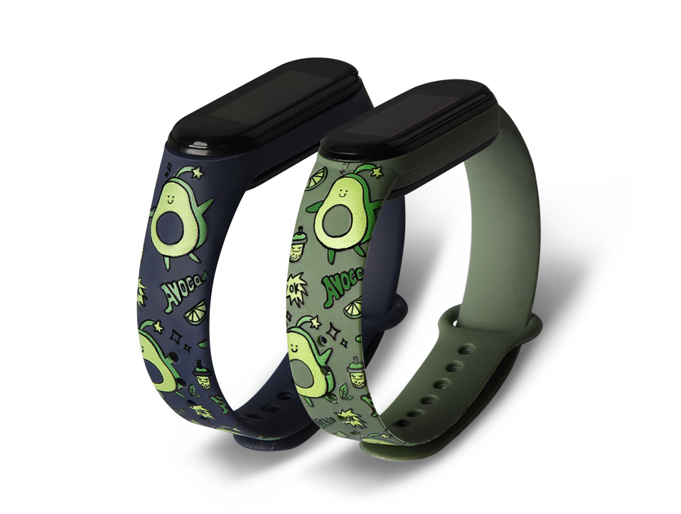 Cartoon Printed Strap for Xiaomi Mi Band 6 / 5 / 4 / 3