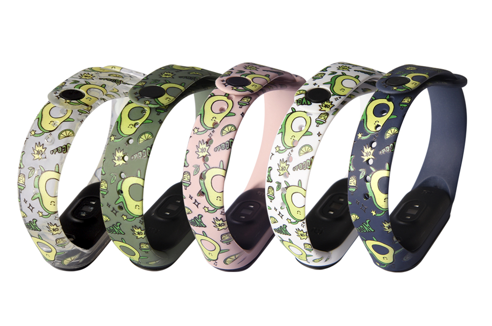 Cartoon Printed Strap for Xiaomi Mi Band 6 / 5 / 4 / 3