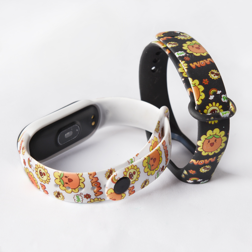 Cartoon Printed Strap for Xiaomi Mi Band 6 / 5 / 4 / 3