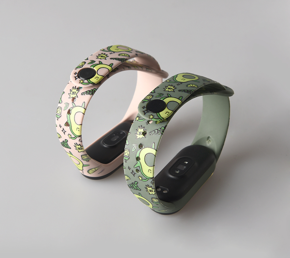 Cartoon Printed Strap for Xiaomi Mi Band 6 / 5 / 4 / 3