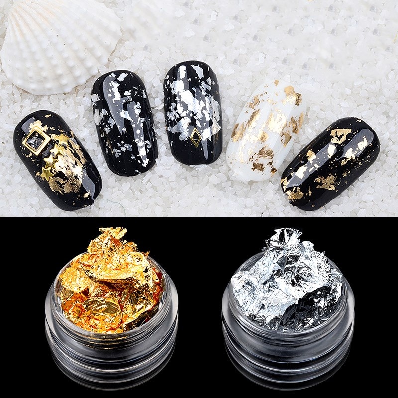 Magic Foil Nail Art Stickers Set