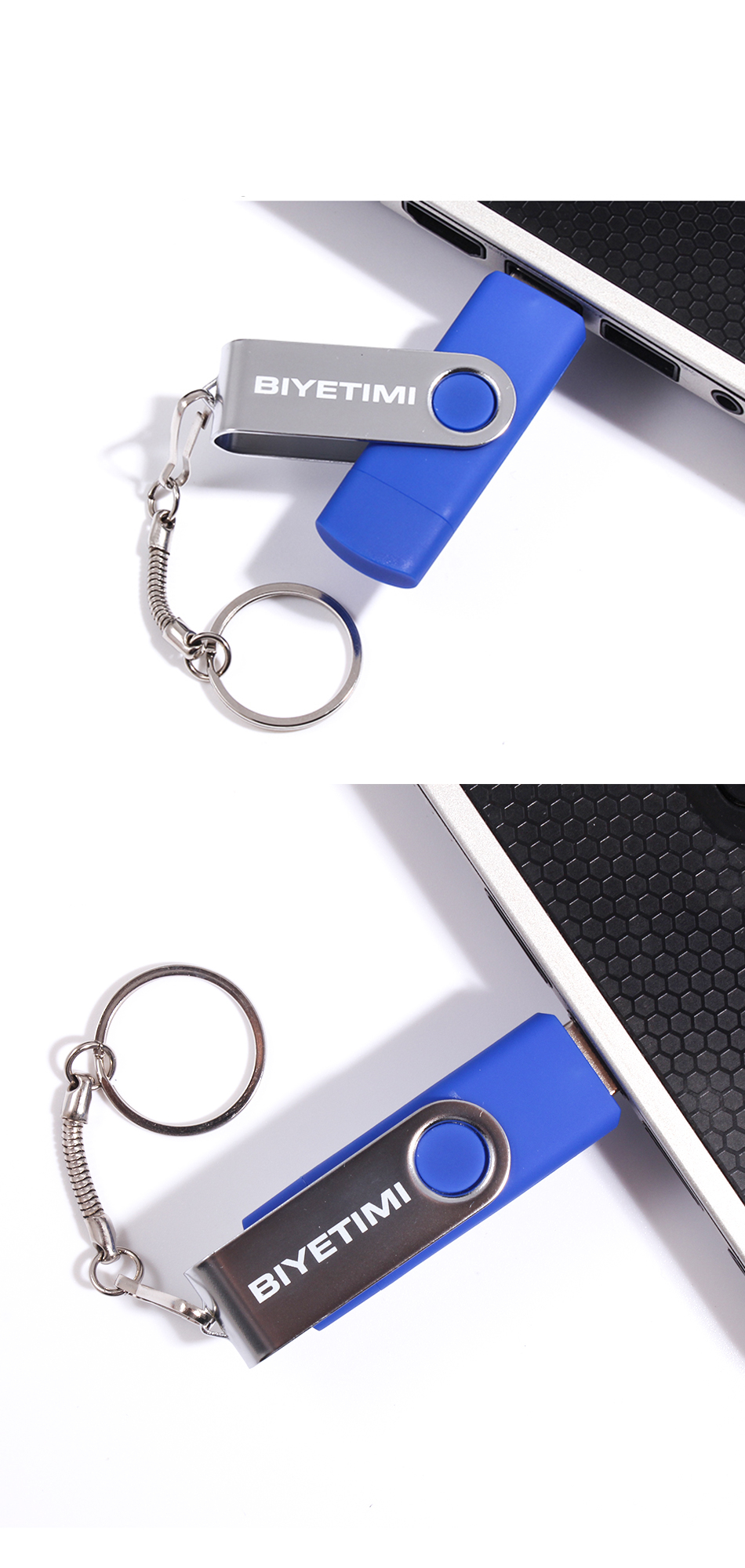 Solid Color OTG USB Flash Drive