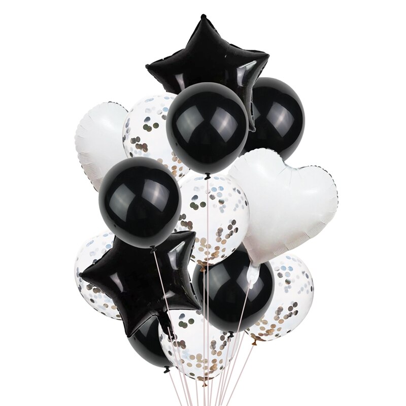 Balloons with Confetti for Party Decoration