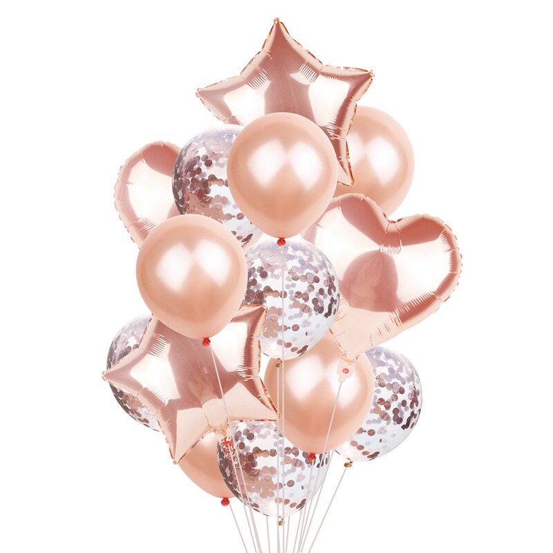 Balloons with Confetti for Party Decoration