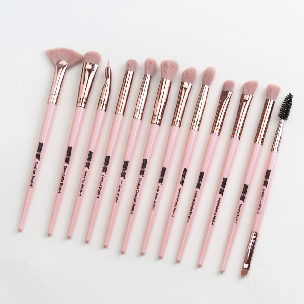 Long Makeup Brushes Set