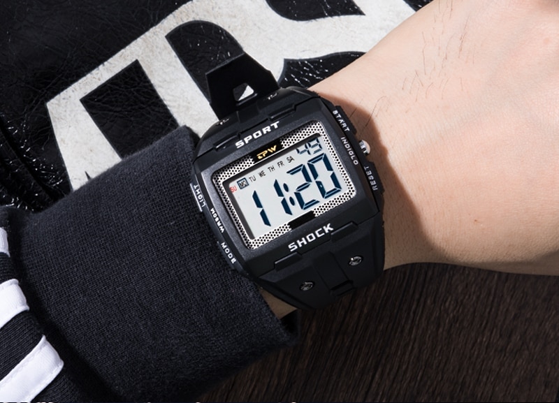 Men's 5ATM Waterproof Sports Watches