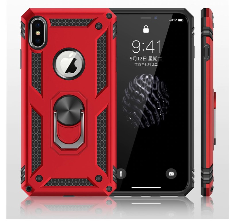 Shockproof Armor Kickstand Case for iPhone
