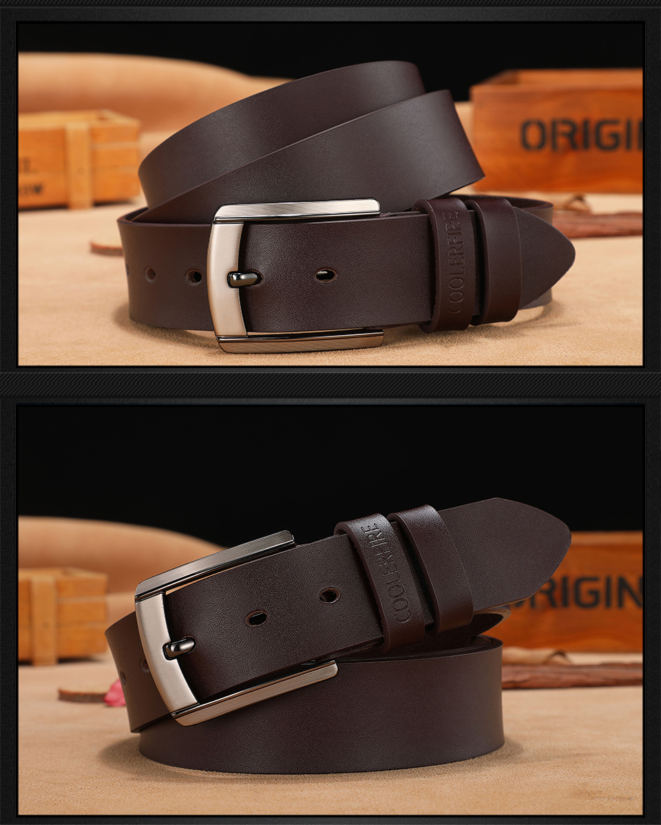 Classic Business Leather Belt - Aalamey