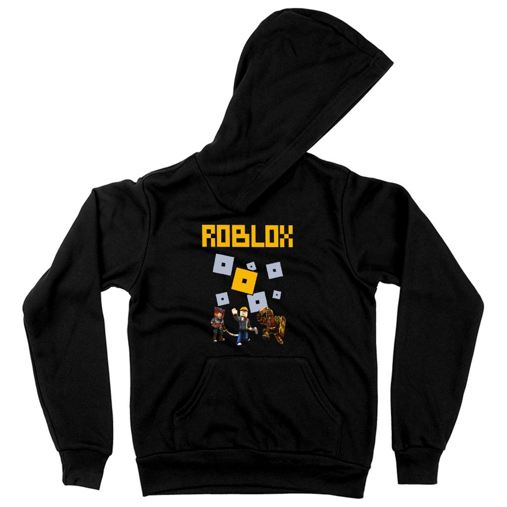 Kids’ Sponge Fleece Funny Roblox Hoodie – Roblox Characters Hoodie 