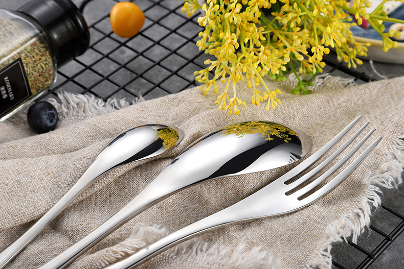 Stainless Steel Cutlery Set, 24 Pcs