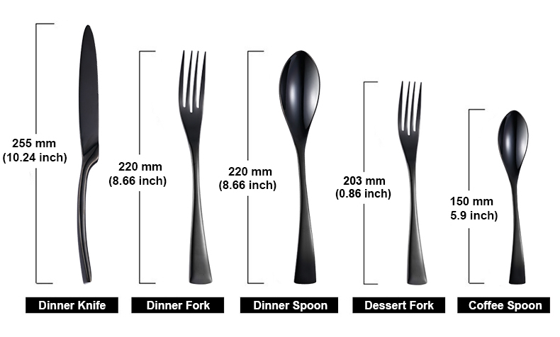 Stainless Steel Cutlery Set, 24 Pcs