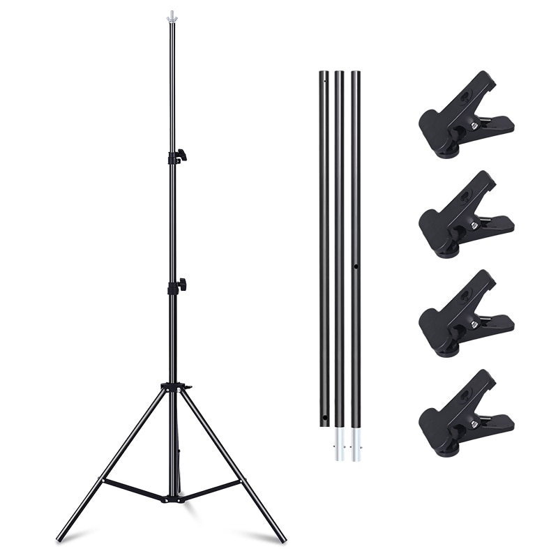 Adjustable T-Shaped Aluminum Backdrop Stand Adjustable T-Shaped Aluminum Backdrop Stand
