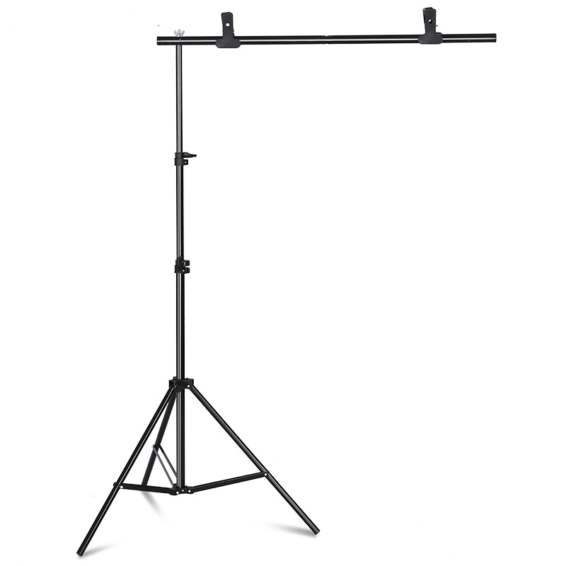 Adjustable T-Shaped Aluminum Backdrop Stand Adjustable T-Shaped Aluminum Backdrop Stand