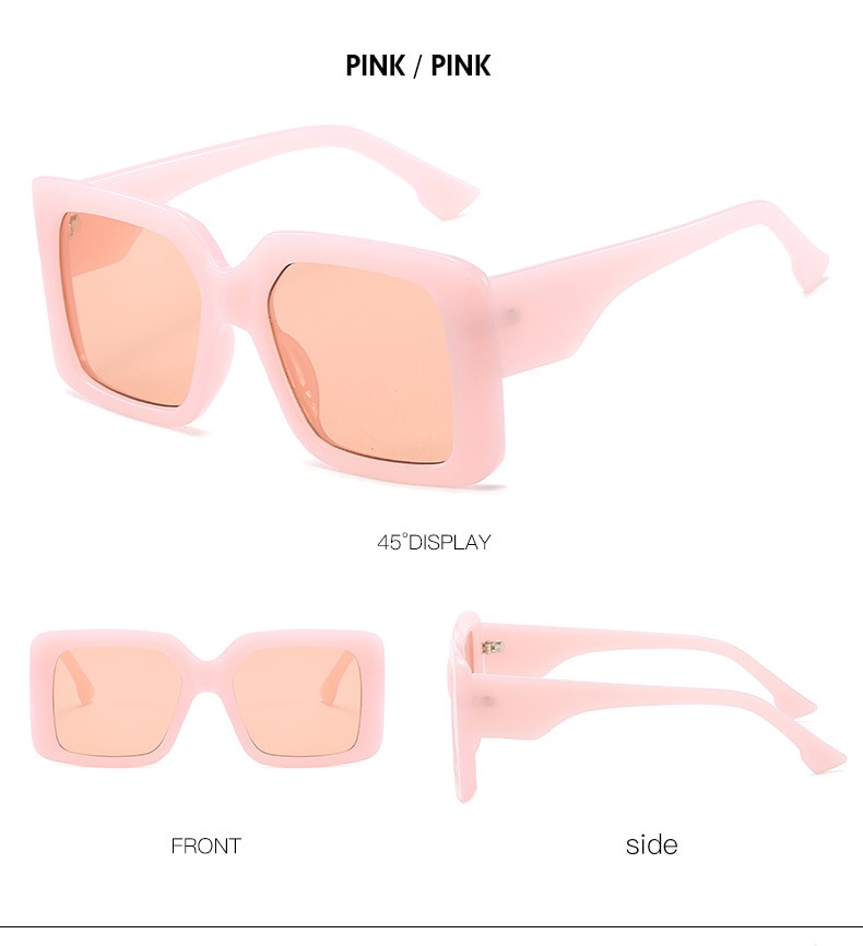 Oversized Square Retro Gradient Sunglasses Oversized Square Retro Gradient Sunglasses