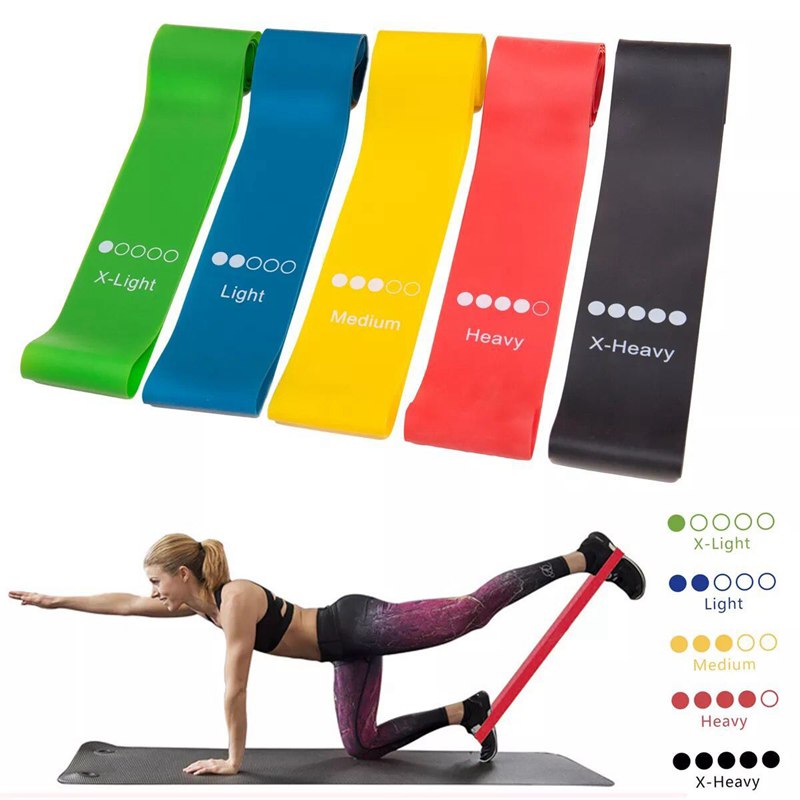 Elastic Resistance Fitness Bands Set