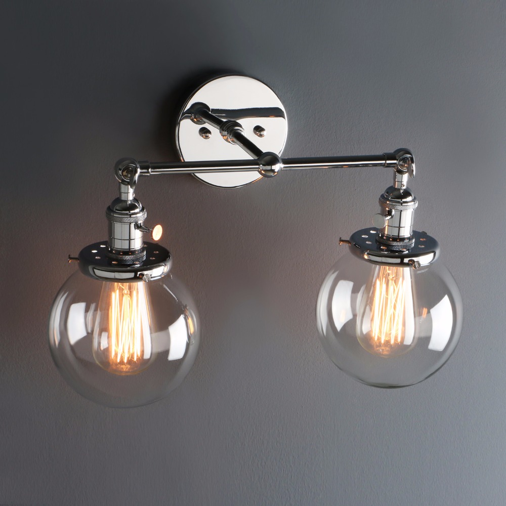 E27 Modern Double Wall Light