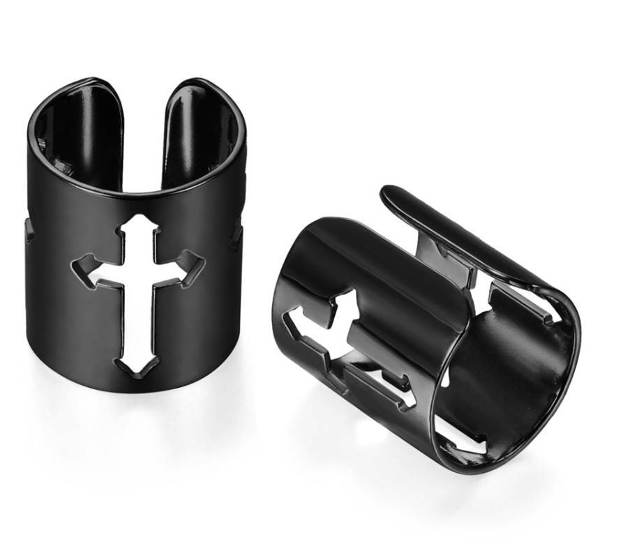 Men's Cross Ear Cuff Clip Earring