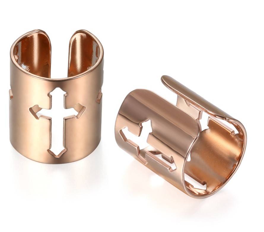 Men's Cross Ear Cuff Clip Earring