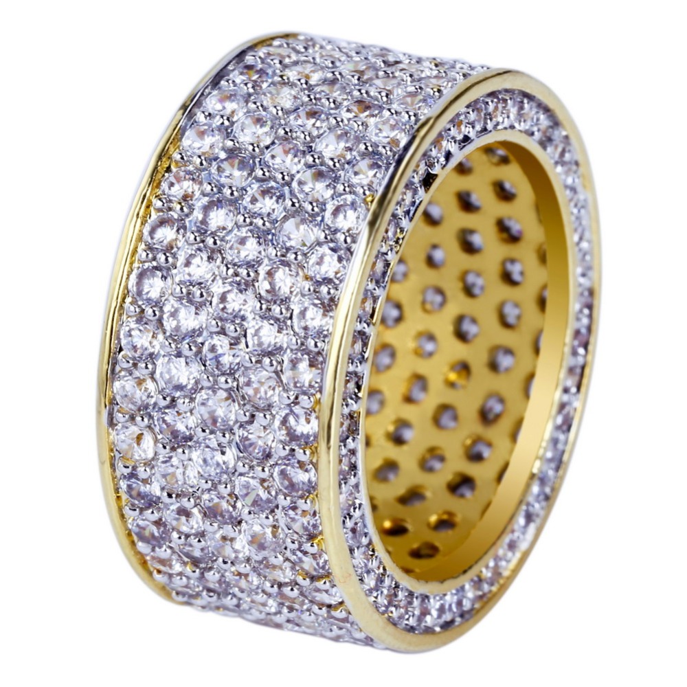 Men's Iced Out Fashion Cubic Zirconia Rings