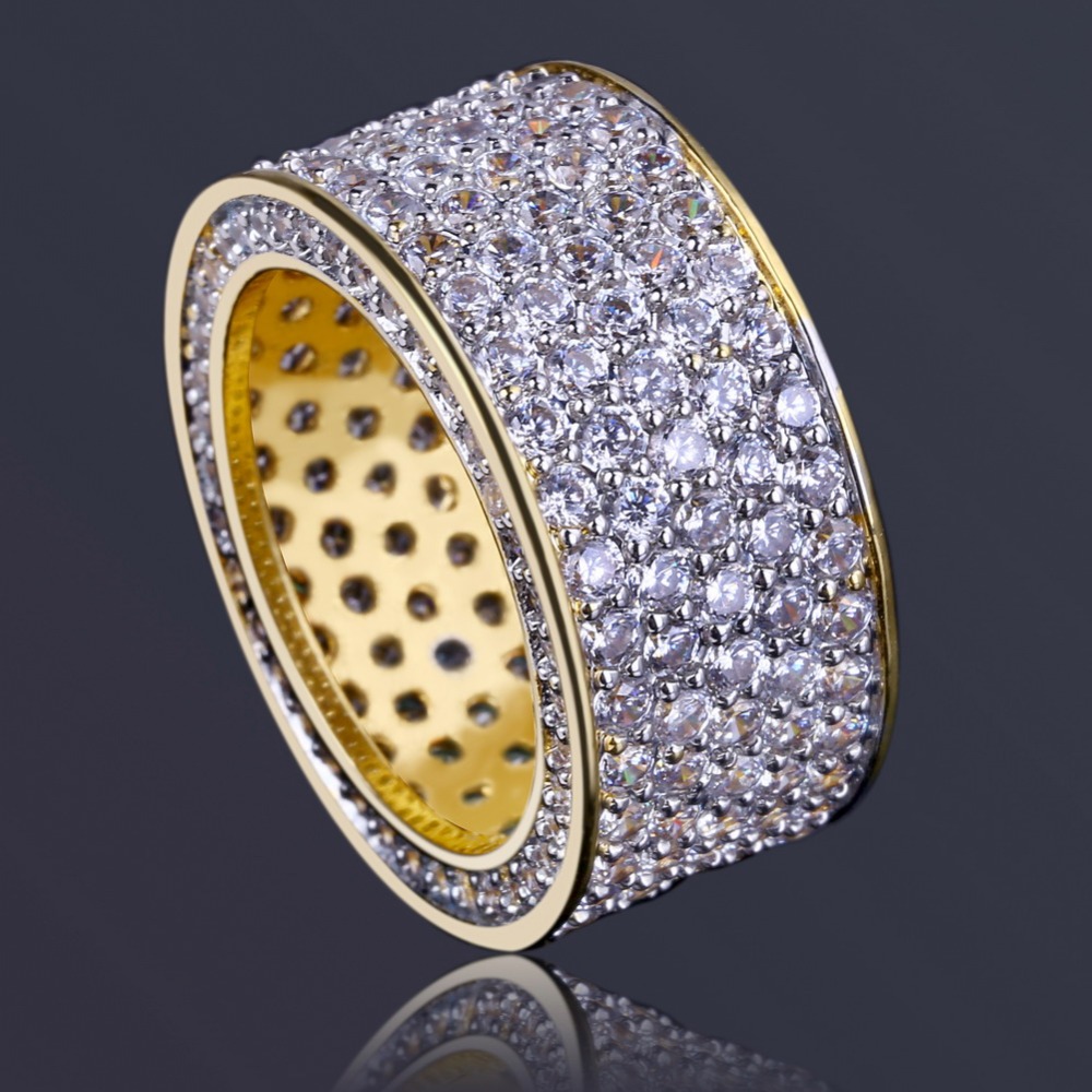 Men's Iced Out Fashion Cubic Zirconia Rings