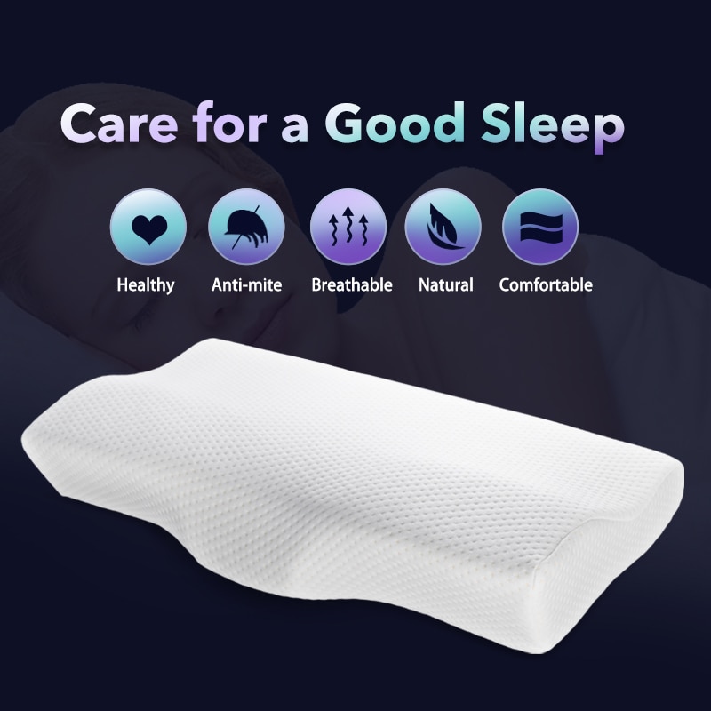 Orthopedic Concave Shape Memory Foam Pillow