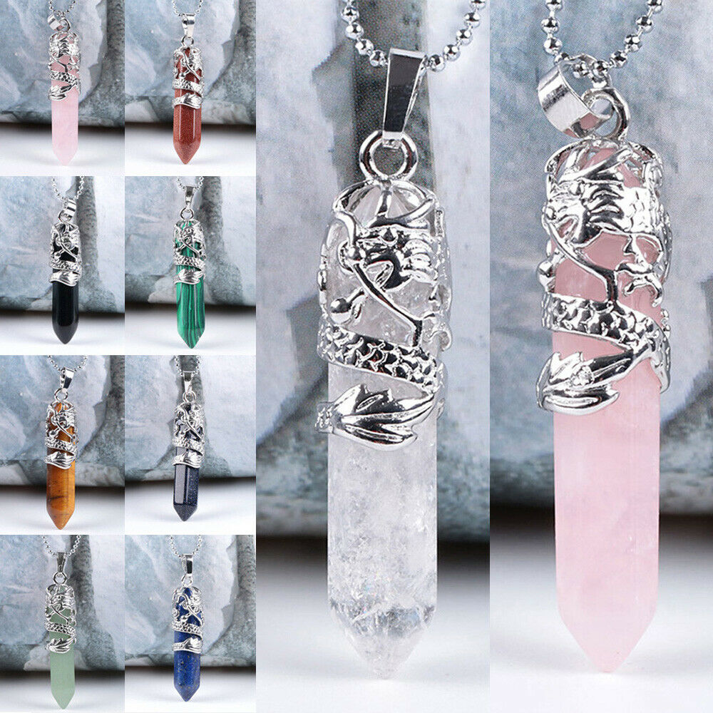 Women's Quartz Crystal Pendant