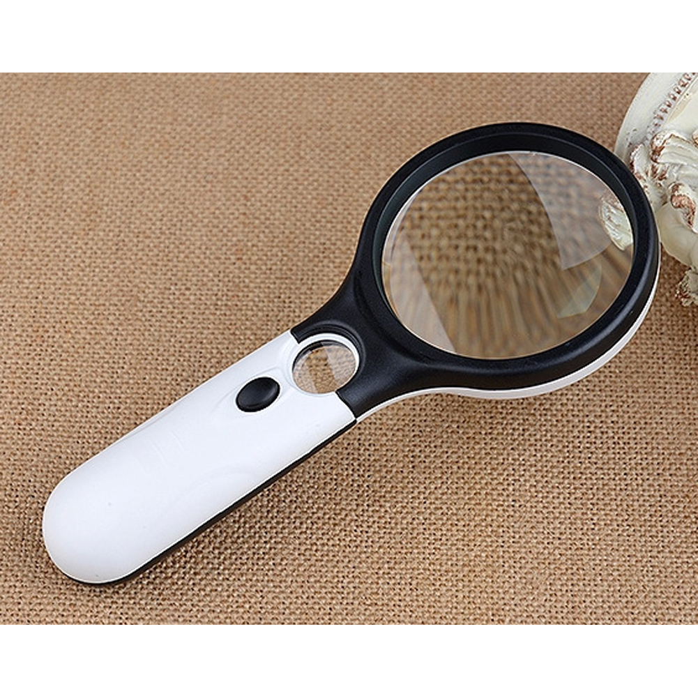 Double Pocket Magnifying Glass with LED Backlight