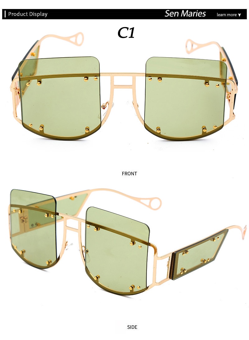 Oversized Square Shaped Sunglasses