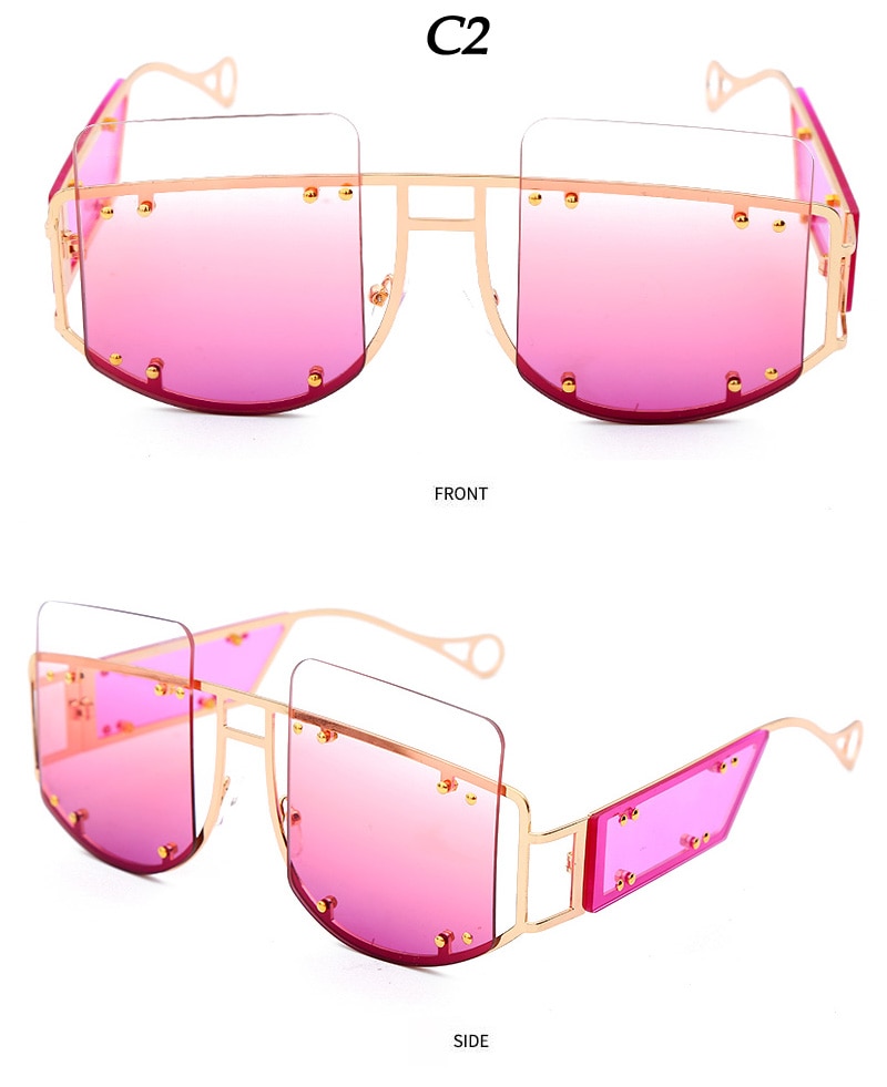 Oversized Square Shaped Sunglasses