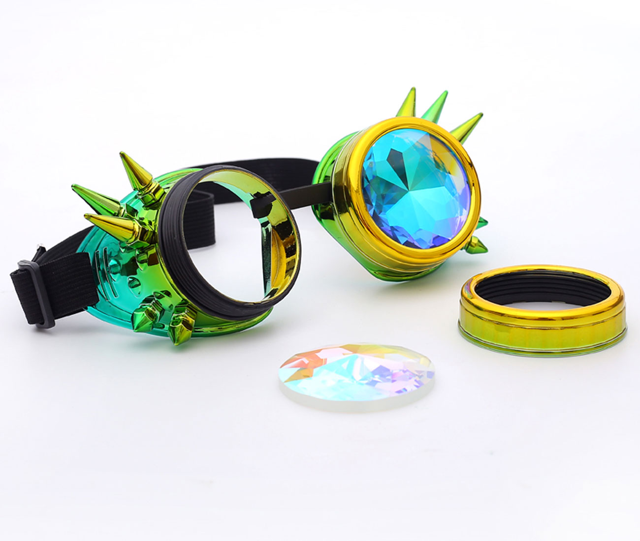 Kaleidoscope Design Rainbow Party Sunglasses