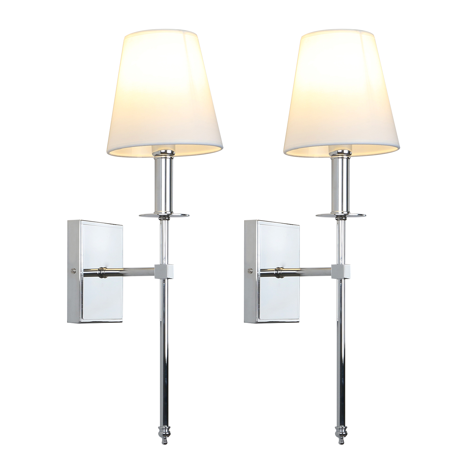 Classic Rustic Wall Lamps Pair