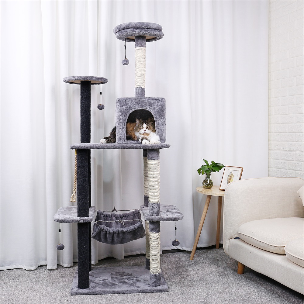 Pet Climbing Frame with Hanging Ball - Aalamey