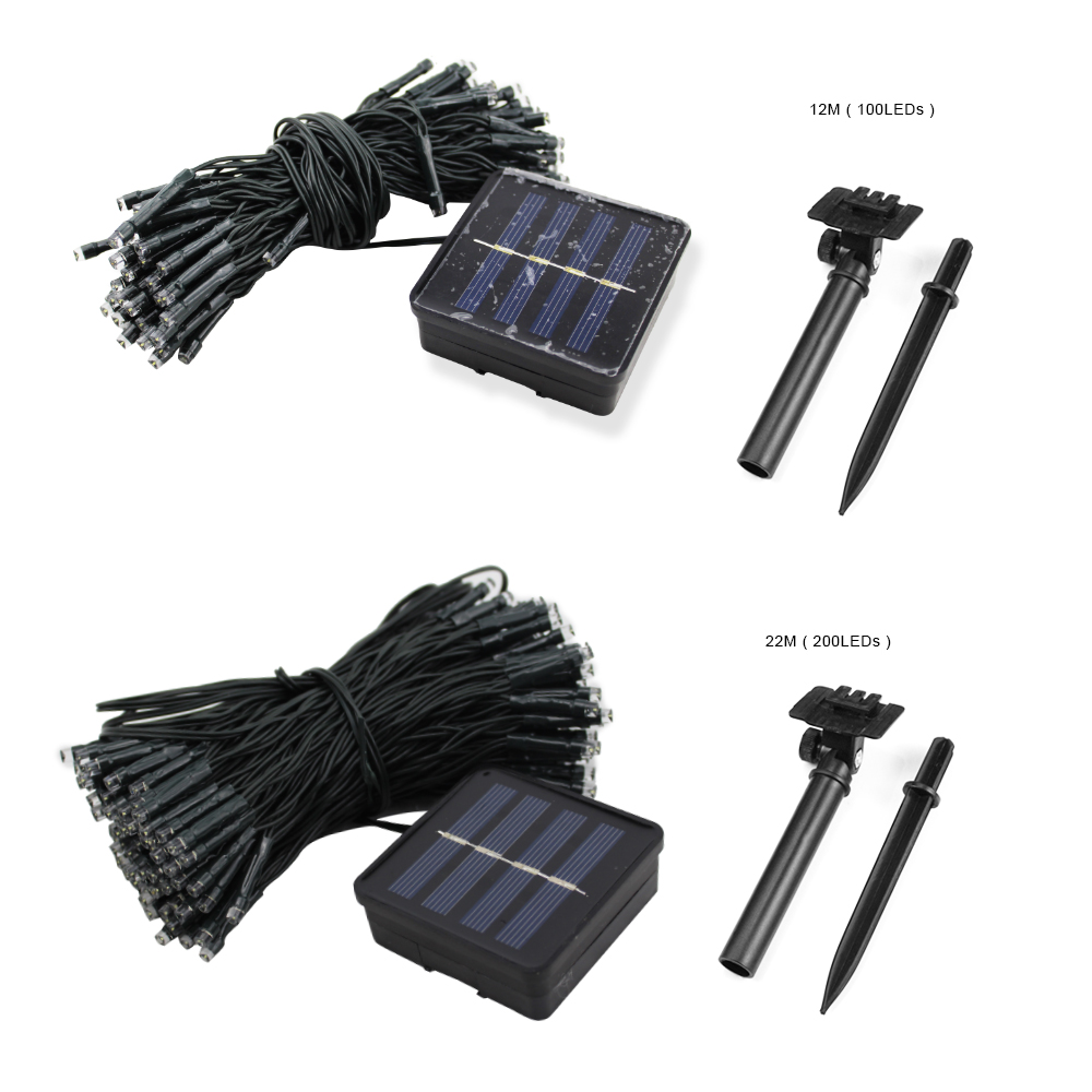 Outdoor Waterproof 100 LED Solar String Light