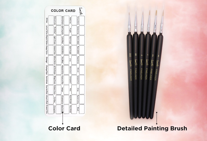 Portable Watercolor Paint Set