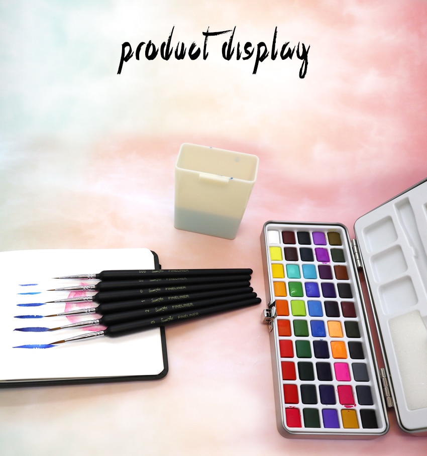 Portable Watercolor Paint Set