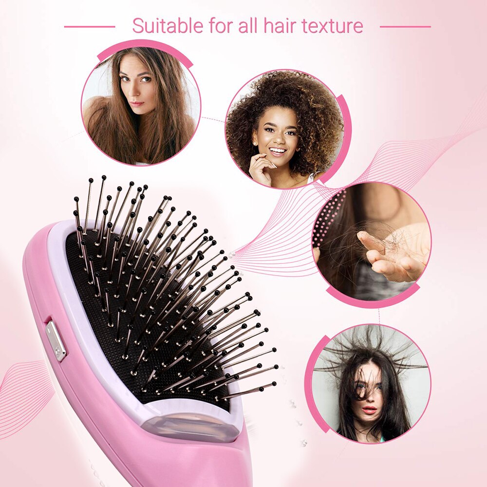 Portable Ionic Electric Hairbrush