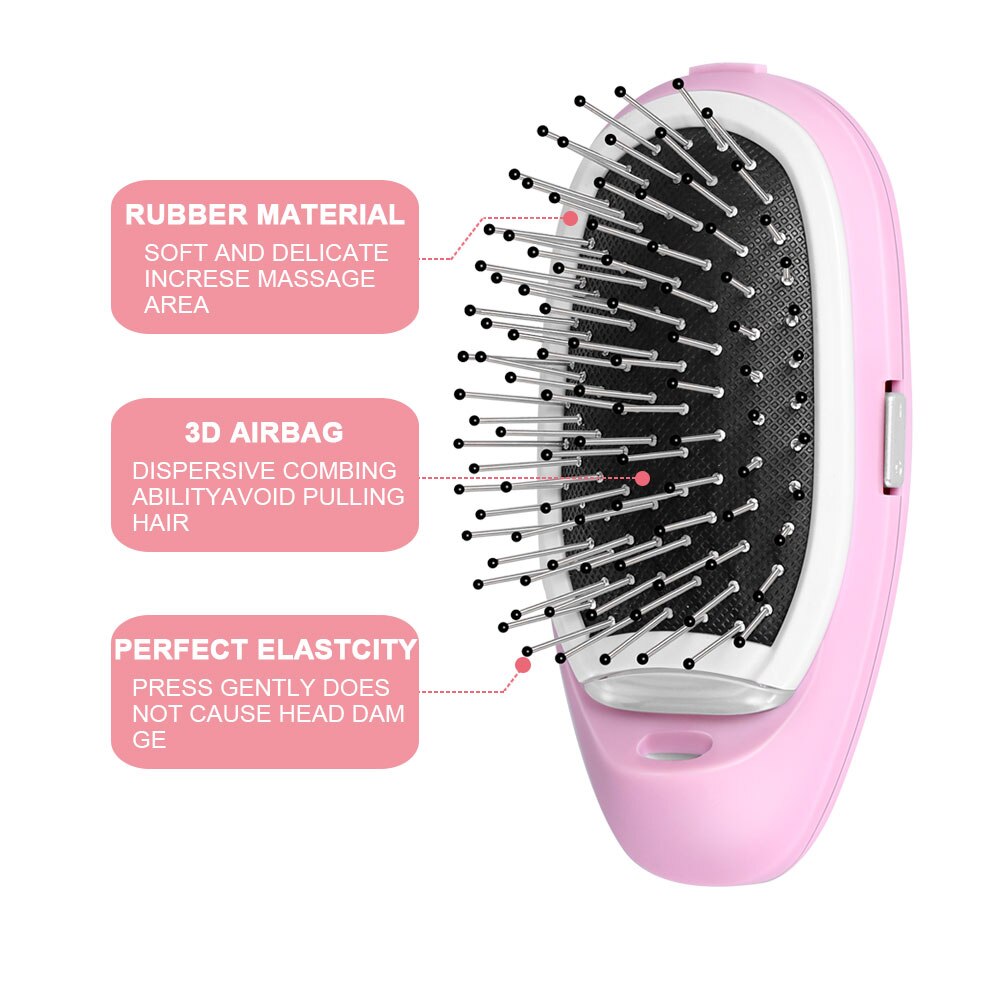 Portable Ionic Electric Hairbrush