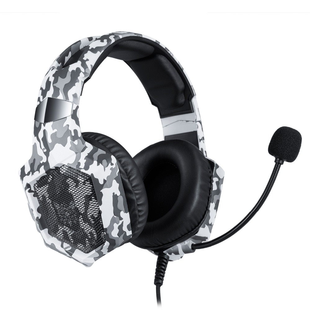 LED Camouflage Gaming Headset