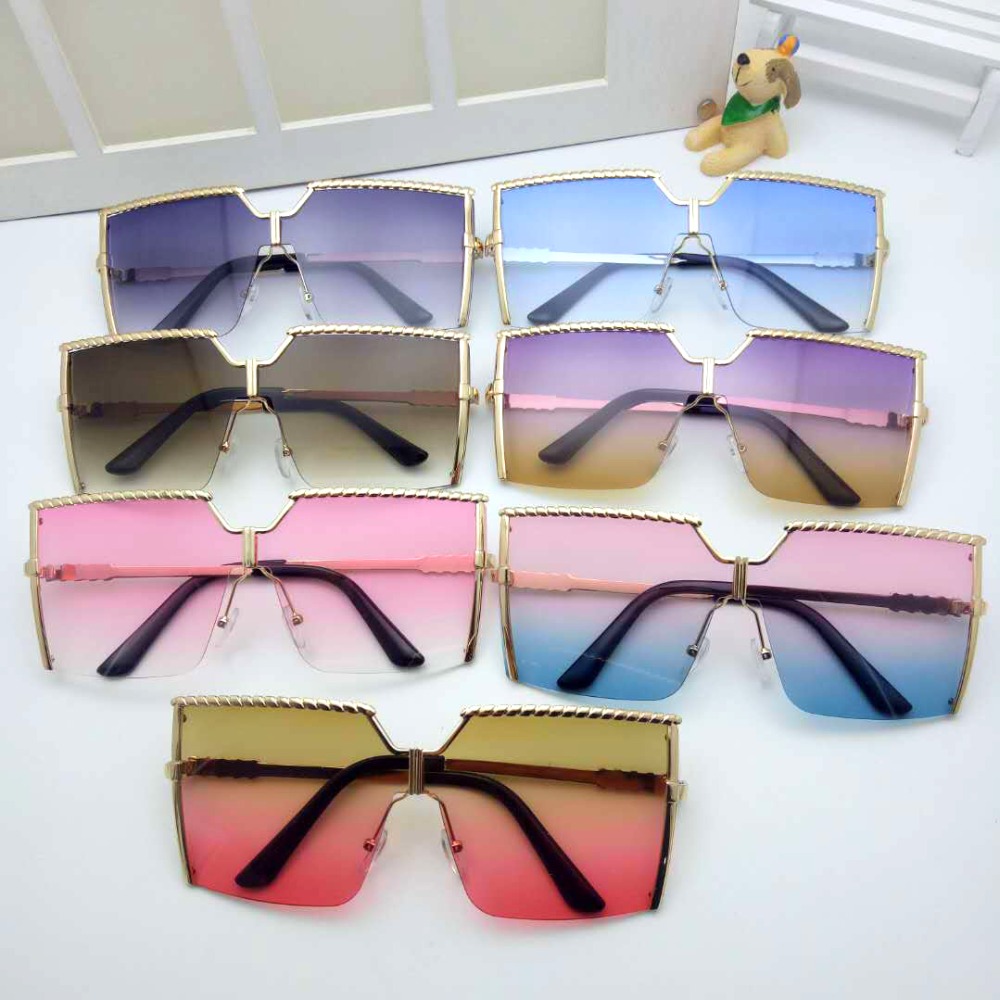 Large Square Shaped Sunglasses for Women