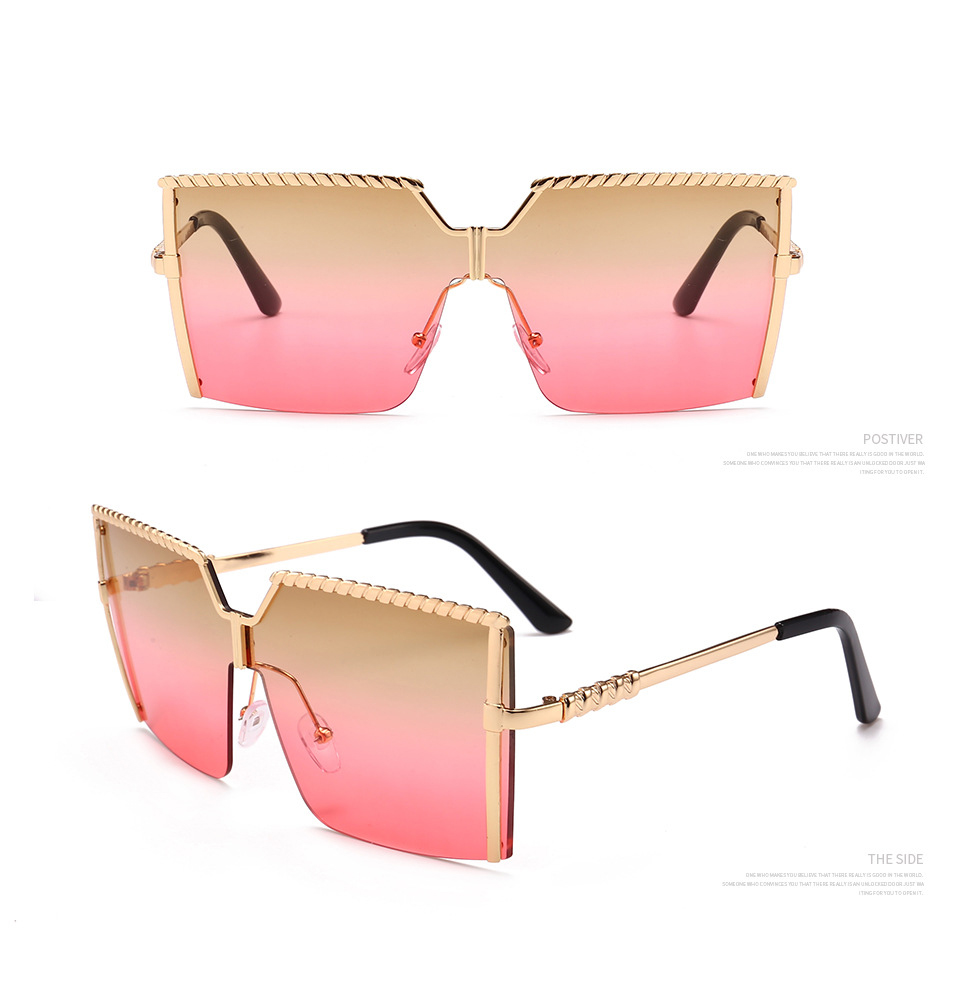 Large Square Shaped Sunglasses for Women