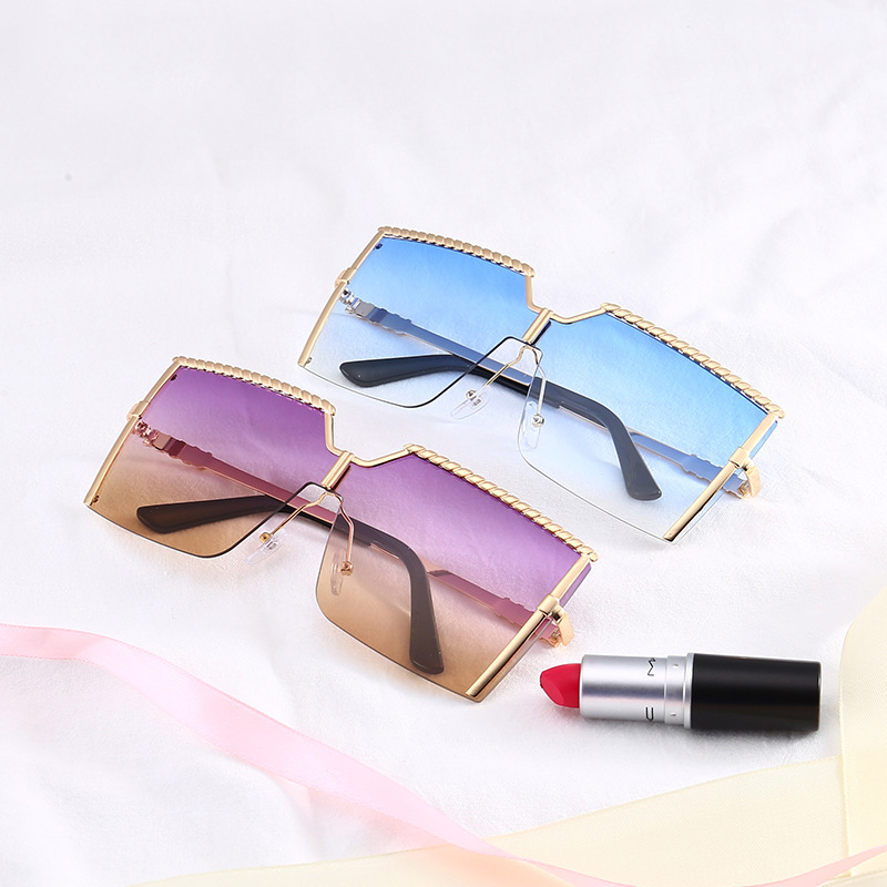 Large Square Shaped Sunglasses for Women