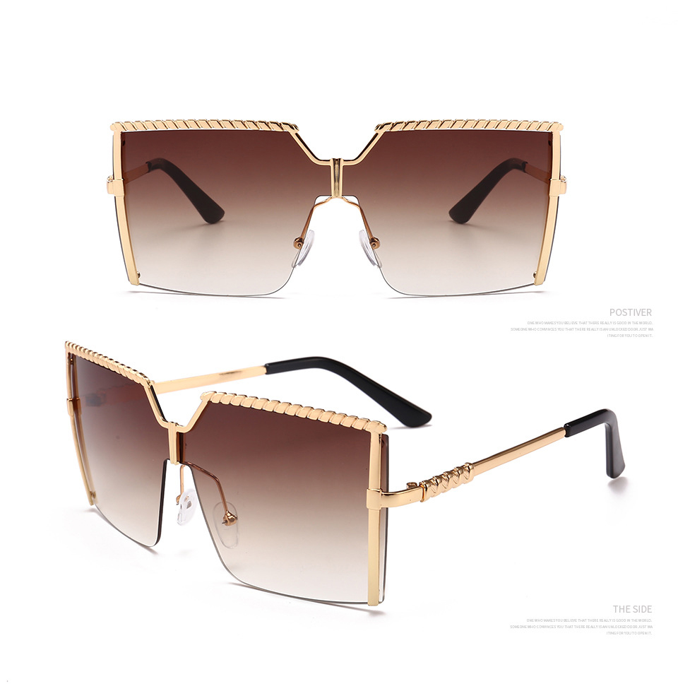 Large Square Shaped Sunglasses for Women