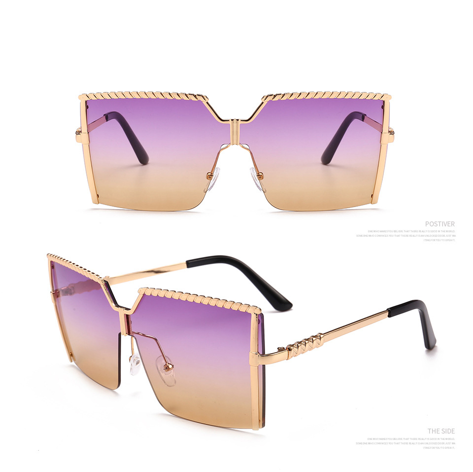 Large Square Shaped Sunglasses for Women